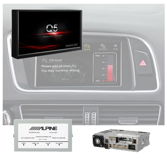 Alpine X703D-Q5 navigatie systeem Audi Q5