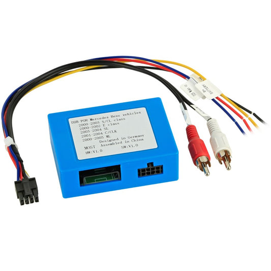 ACV actief systeem adapter Mercedes D2B Optical -> RCA