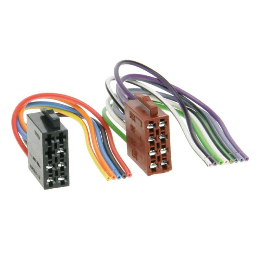 iso-connector voeding + speakers
