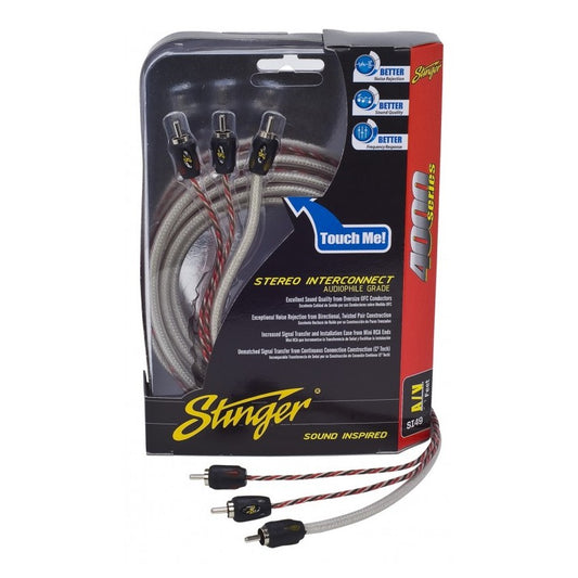 Stinger Electronics 4000-serie audio/video-RCA