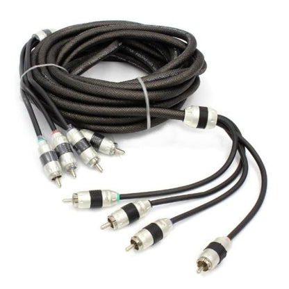 Stinger Electronics 8000-serie vierkanaals RCA kabel