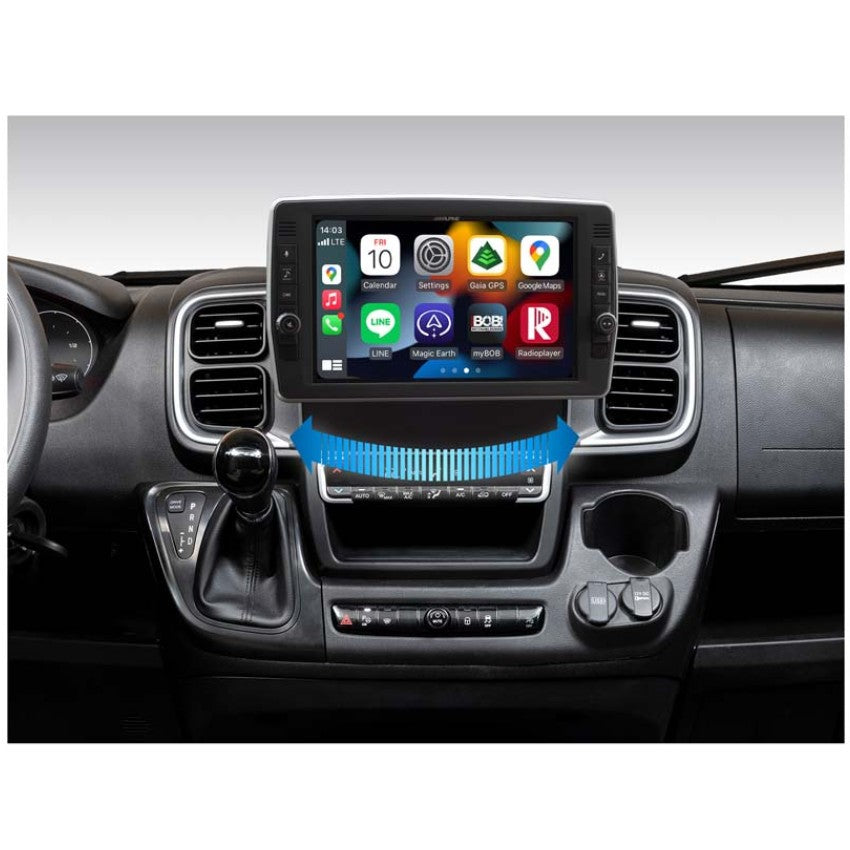 Alpine X903D-DU8S navigatiesysteem Fiat Ducato III versie 8