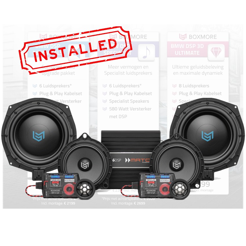 Boxmore BMW DSP Essentials Installed